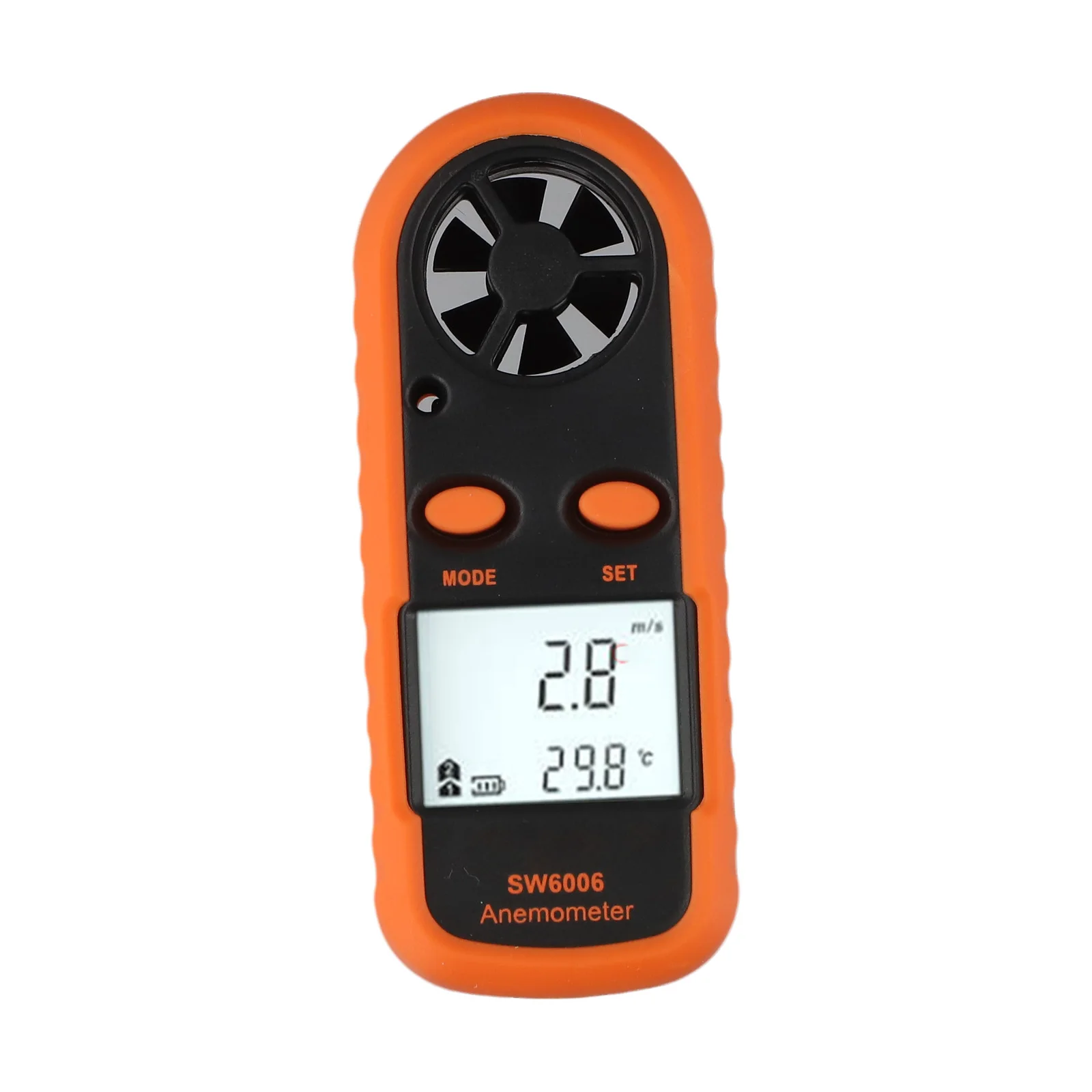 Anemometer Handheld, Light Weight Digital Wind Speed Meter Vane Anemometer For Power Tool Accessory In Stock