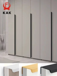 KAK Long Cabinet Handles 1200mm Long Closet Cupboard Pull Aluminium Alloy Brushed Gold Long Closet Wardrobe Cupboard Door Handle