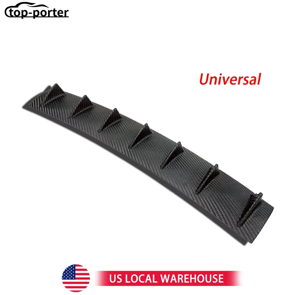 

Универсальный задний нижний бампер в углеродном стиле, диффузор, спойлер, разделитель крыла для губ SLJ-1008