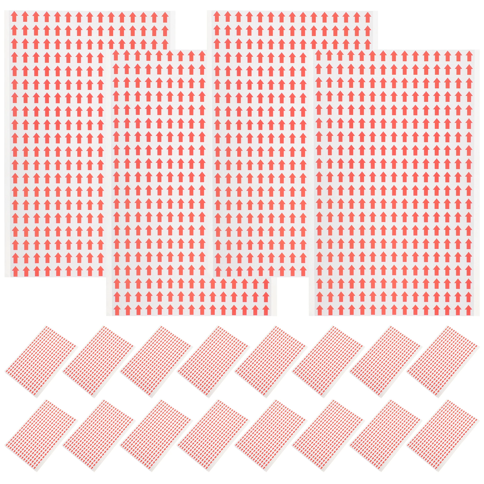 

Arrow Stickers Red Adhesive Direction Indication Labels Warning Sign Decals for Office School Factory