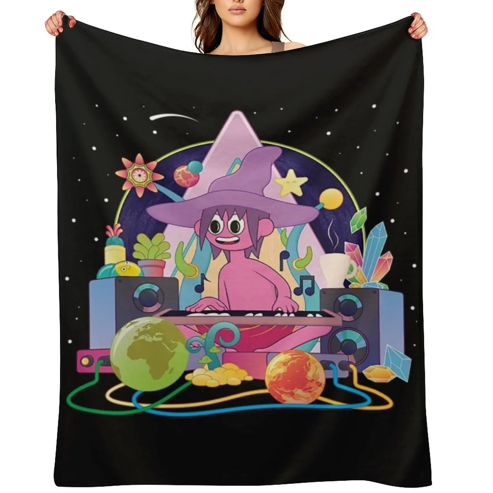 

Midnight Gospel T-ShirtChromatic Dreams Throw Blanket Personalized Gift anime For Decorative Sofa Decorative Sofa Blankets
