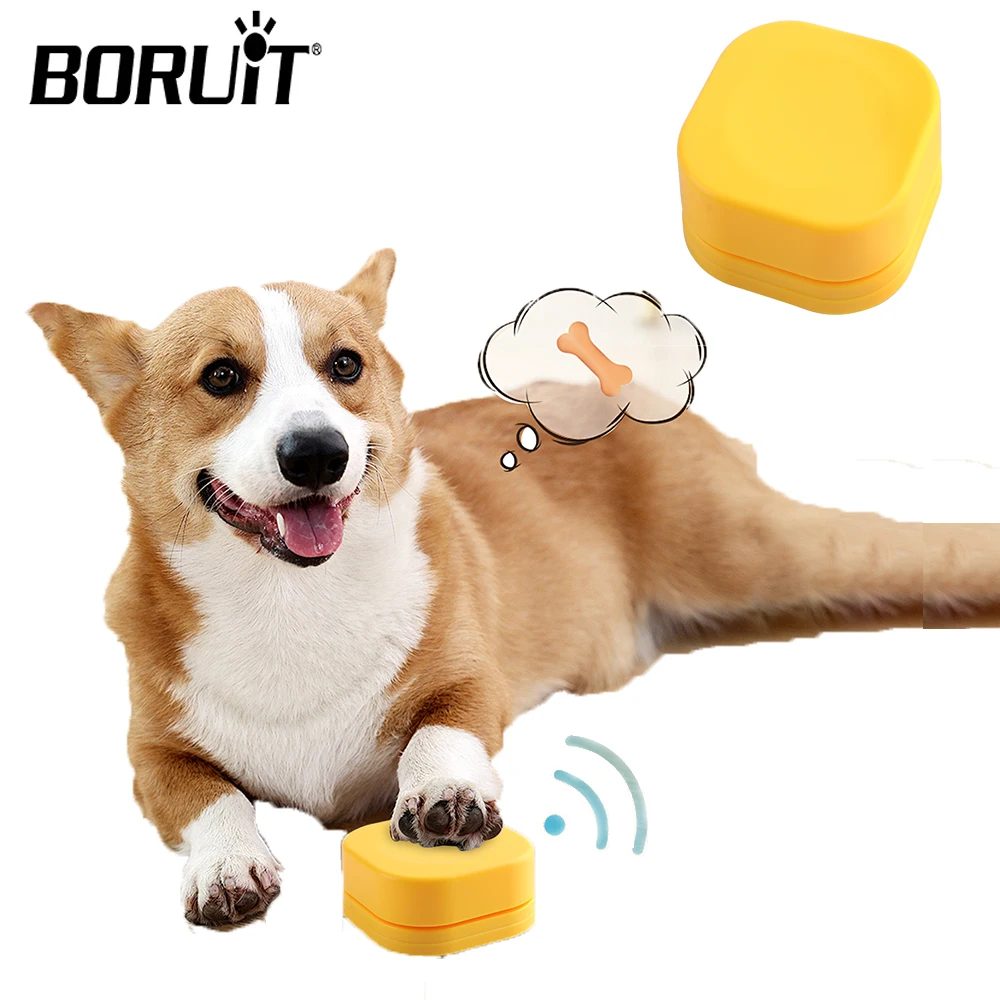 Dog Talk Button Pet Communication Buttons Cat Voice Recorder Training Ringing Voices Clickers Feeding Ringing Bell Puppies