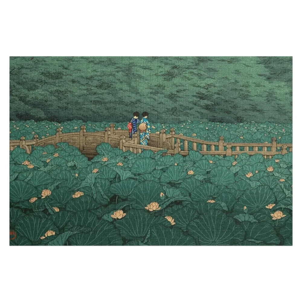 

Shiba Benten ike - Hasui Kawase Jigsaw Puzzle Personalized Custom Wooden Name Custom With Photo Personalized For Kids Puzzle