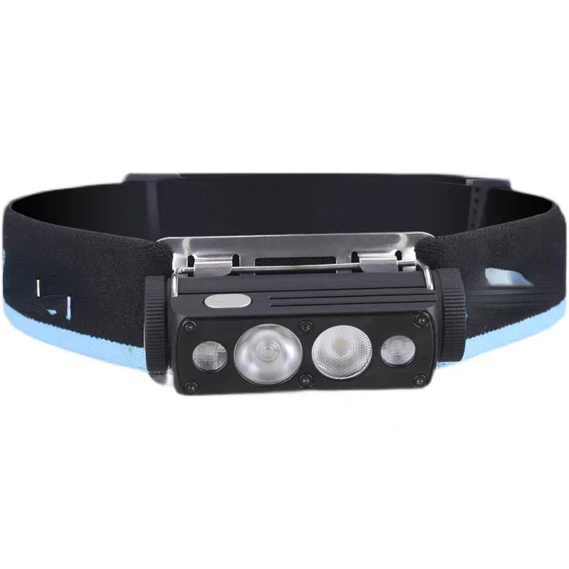 S6R charging strong light headlight spotlight flood red high color rendering metal