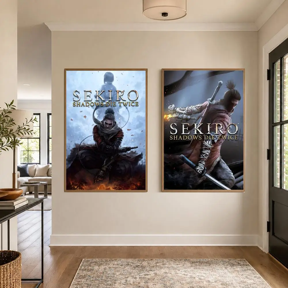 Game Sekiro Poster Graphic Wall Art Poster HD Waterproof PP Paper Print for Bedroom Living Room Office Decor Gift