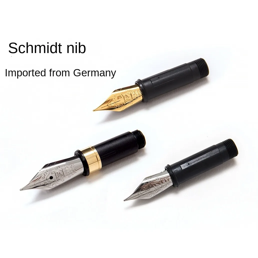 ADMOK Original German SCHMIDT Schmidt FH 452 Pen Tip, Silver Tip Schmidt Steel Large Pen Tip F Fountain Pen Set