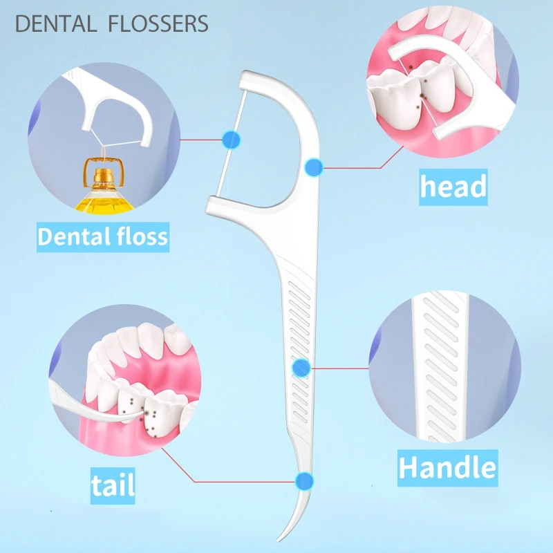 Boîte de fil dentaire automatique YS00018-88PCS, boîte de tige de fil dentaire pour pack domestique, peut être complétée pour un usage domestique