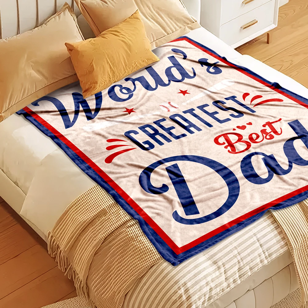 Dad Blanket from Son Daughter,Soft Flannel Blanket for Dad,Dad Presents,Dad Birthday Gift,Dad Gifts Ideas from Son,Daddy Gifts