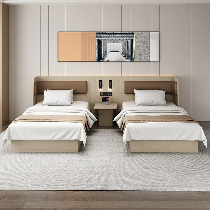 Hanting Hotel Room Furniture Sofa Table and Chair Hotel Furniture Standard Room Full Set Express Hotel Furniture Standard