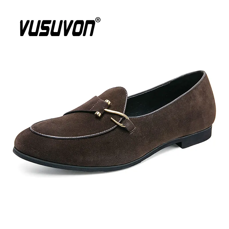 2023 homens mocassins vestido formal casual marca de casamento preto camurça couro tamanho grande 38-46 trabalho deslizamento-em apartamentos sapatos monge