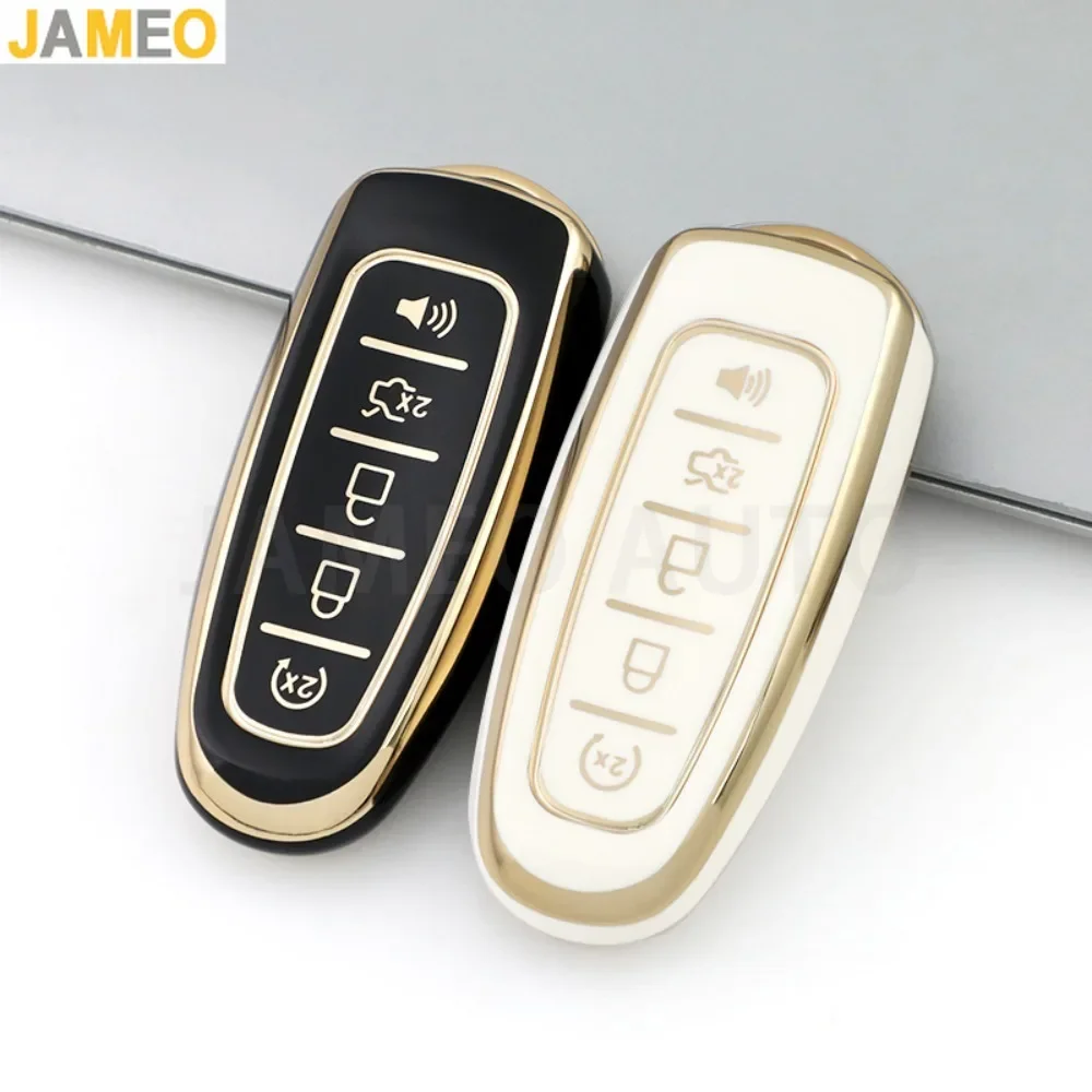 5 Buttons TPU Remote Smart Key for Ford Explorer Edge Escape Flex Taurus 2011 2012 2013 2014 2015 Car Key Case Cover Fob