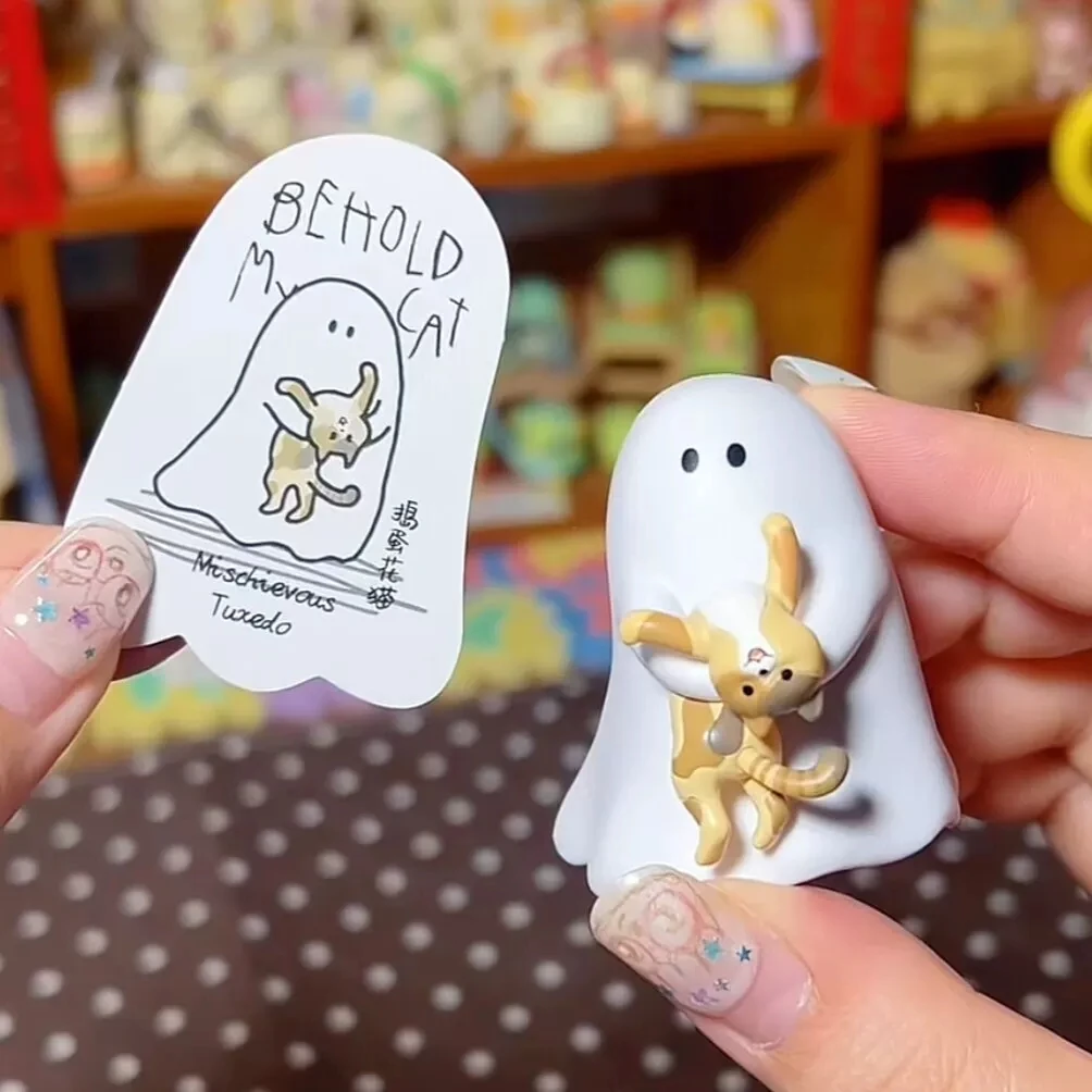 Heiße Original 52toys Ghody Behold My Cat Blind Box Figuren Tiny Blue Furbal Lucky Little Whiht Trendige Spielzeuge Sammlerstücke Deko-Geschenke