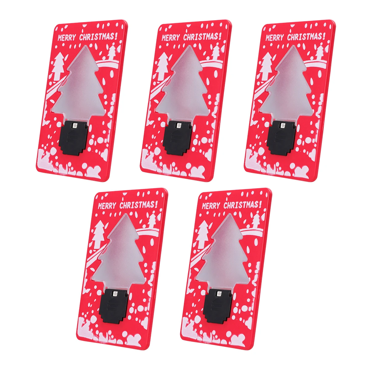 

5 Pcs Night Decorative Night Light Light Portable Operated Christmas Decor Party Atmosphere Gifts Small Lamp