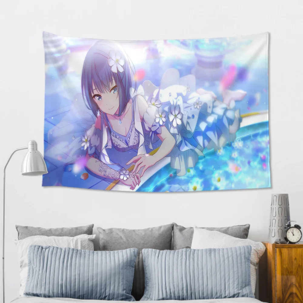 Kiritani Haruka لعبة الرسوم المتحركة مشروع Sekai نسيج غرفة ديكور قماش صوفي حفلة معلقة خلفية غرفة ديكور غرفة الطفل