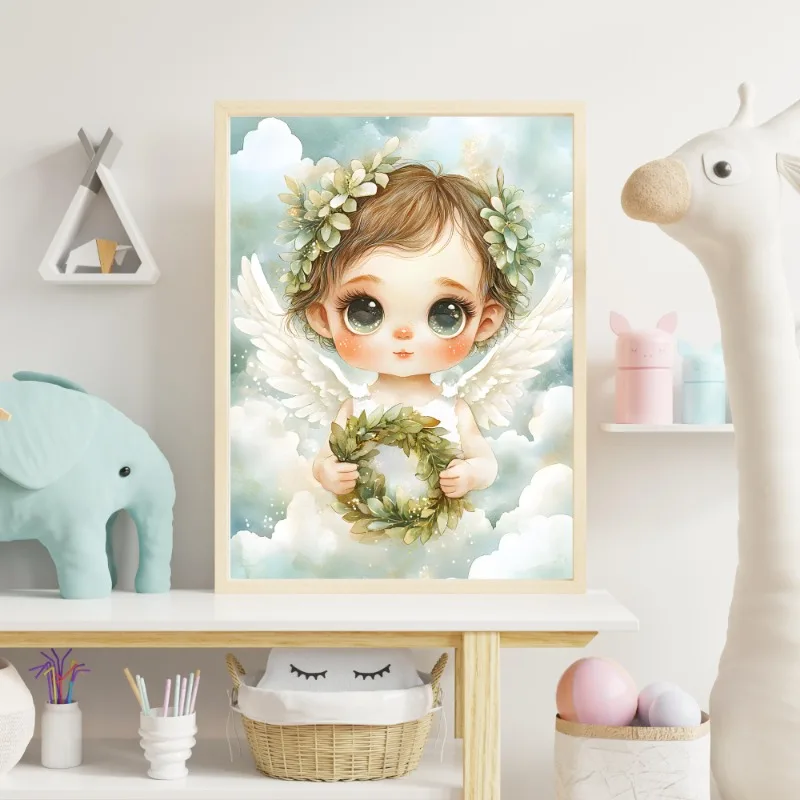 Greek Mythology Hera Goddess Fairy Cute God Portrait Posters and Prints Canvas Printing Wall Art Picture for Living Room Decor