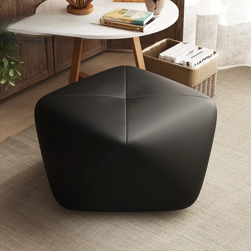 

living room sofa stool octagonal home cloakroom entrance stool bedroom Hallway modern banqueta dormitorio Interior furniture