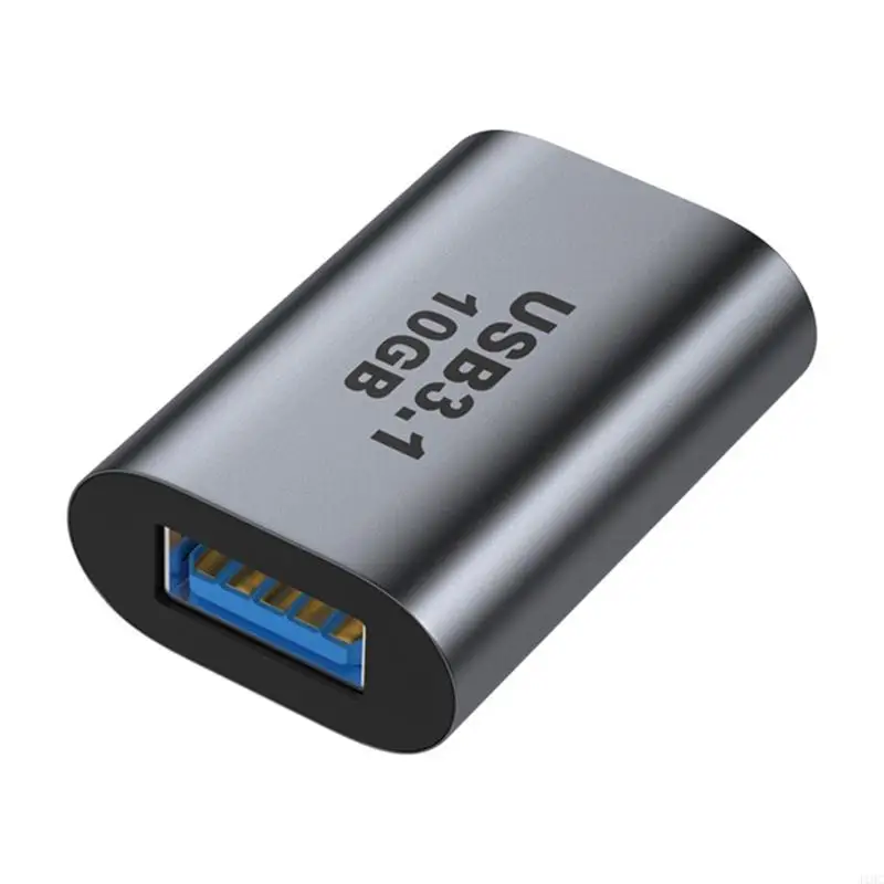 

J1HC Mini 10Gbps USB 3.0 to Type C Adapter Type C Female to USB 3.0 Female Data Converter for Computer Data Plug Transmission