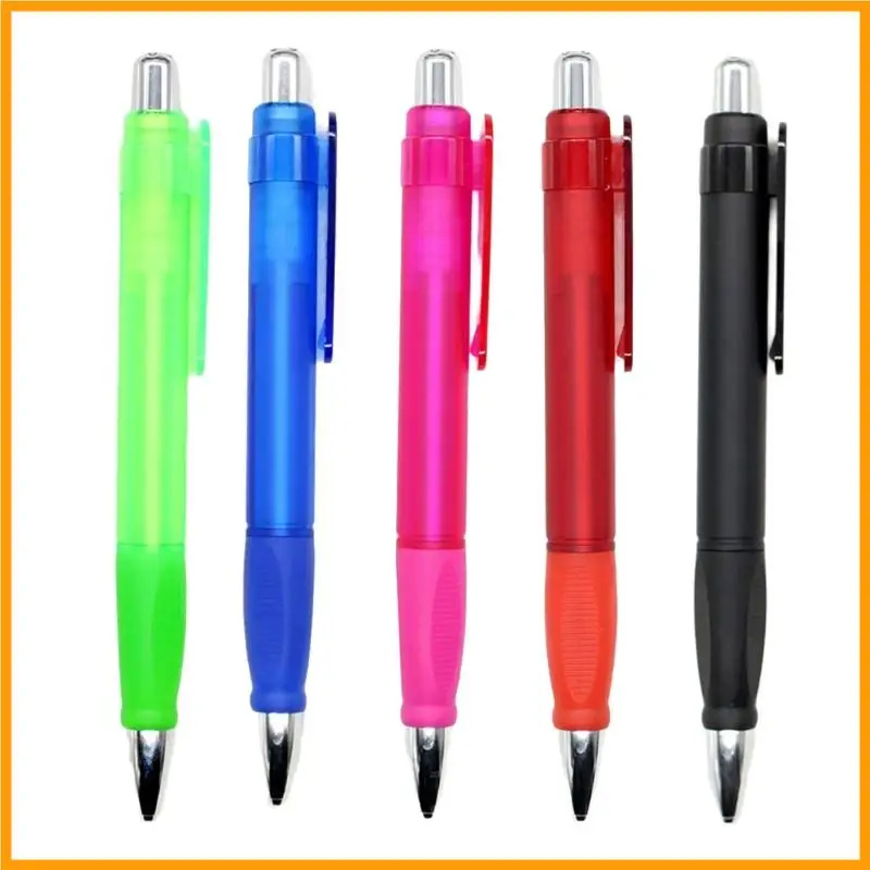 

P82A Smooth Writing Pen Big Fat Pen Large Wide Grip Pen 1.0mm Retractable Ballpoint Pen Gift Pen for School Office