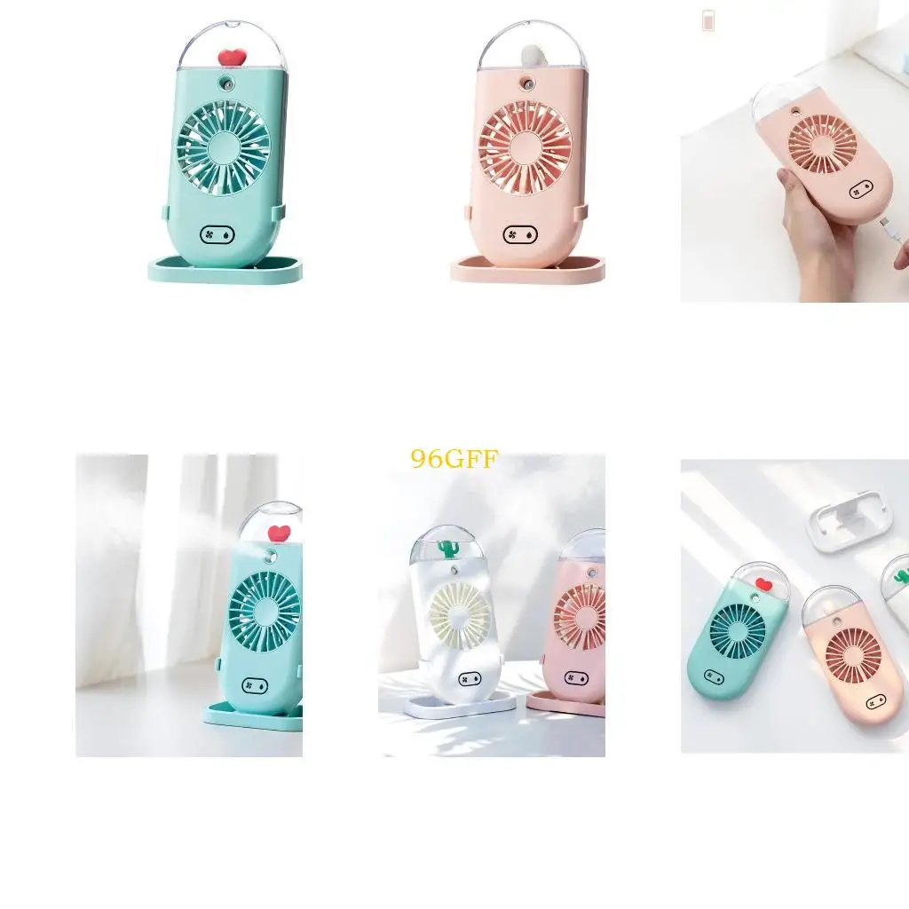 

96GF Pocket Handheld FAN Личный USB -настольный вентилятор USB Перезаряжается для детей