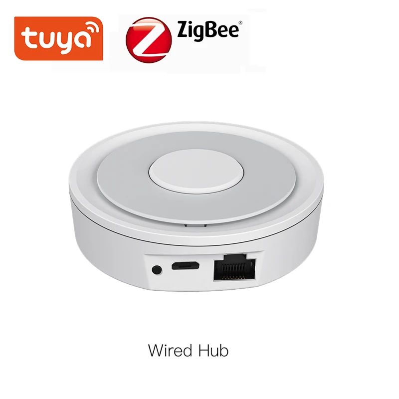 

Умный концентратор Tuya ZigBee3.0, беспроводной/проводной/Bluetooth-шлюз для дистанционного управления через приложение, работает с Alexa Google Home Assistant