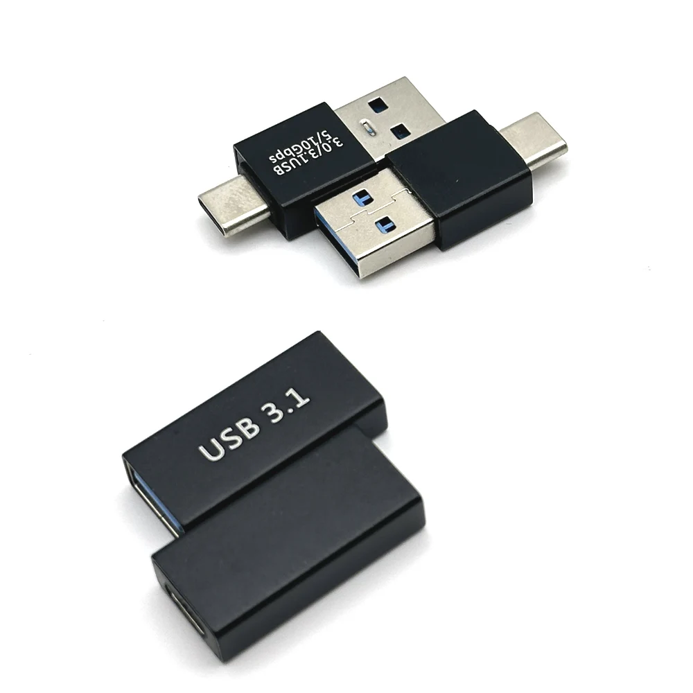 Imagem -05 - tipo c para Usb 3.0 Adaptador Conversor Masculino e Feminino Otg Conector 100 Pcs