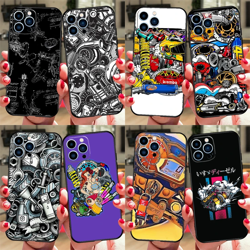 Automobile Spare Parts Car Engine Case For Samsung Galaxy A26 A16 A06 A55 A35 A15 A32 A12 A22 A52 A54 A34 A14 A56 A36 A13 A53