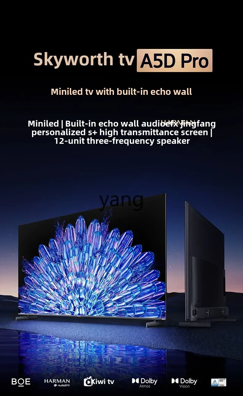 TV LCD de Parede Integrada de 65 Polegadas lCX 65A5D Pro com Tecnologia Whispering