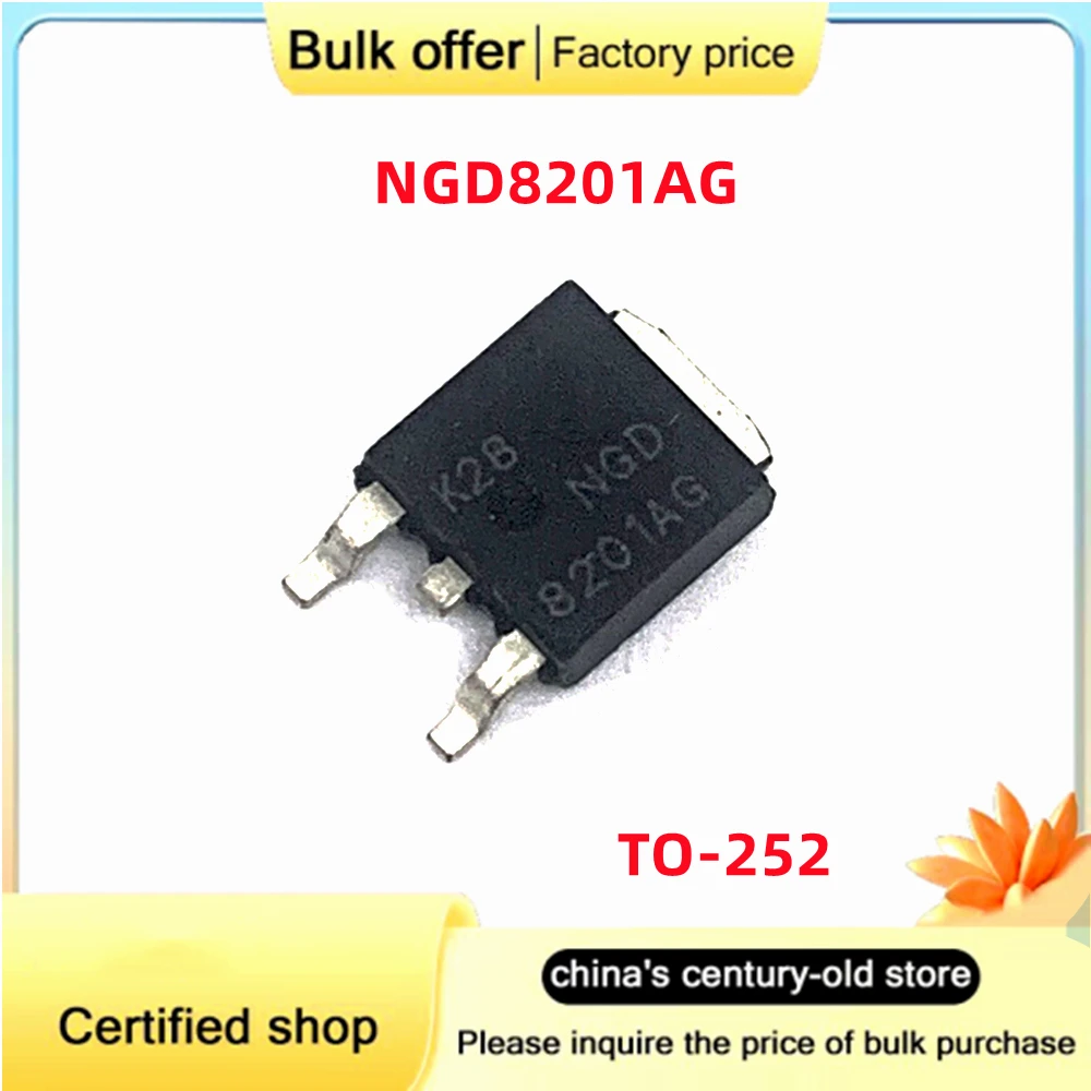 10PCS/LOT 8201AG NGD8201AG TO-252 Automotive ignition coil transistor