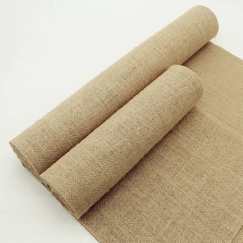 수제 DIY 크리스마스 장식용 단색 리넨 원단, 복도 환경 만들기, 걸이식 장식, 48x50 cm, 500cm