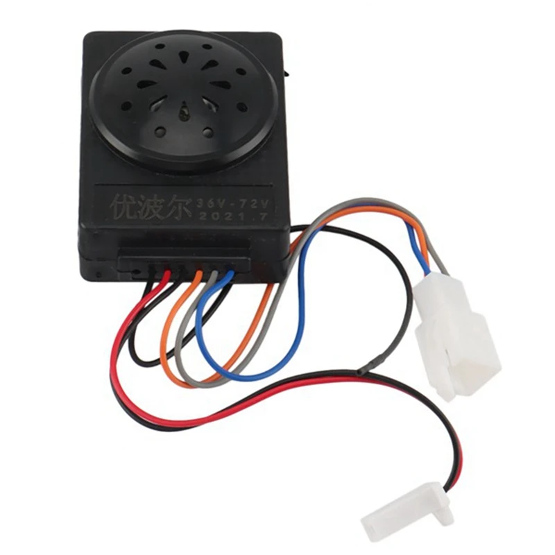 Sistema de alarma para bicicleta eléctrica, controlador sin escobillas, Control remoto Dual, 36V, 48V, 60V, 72V