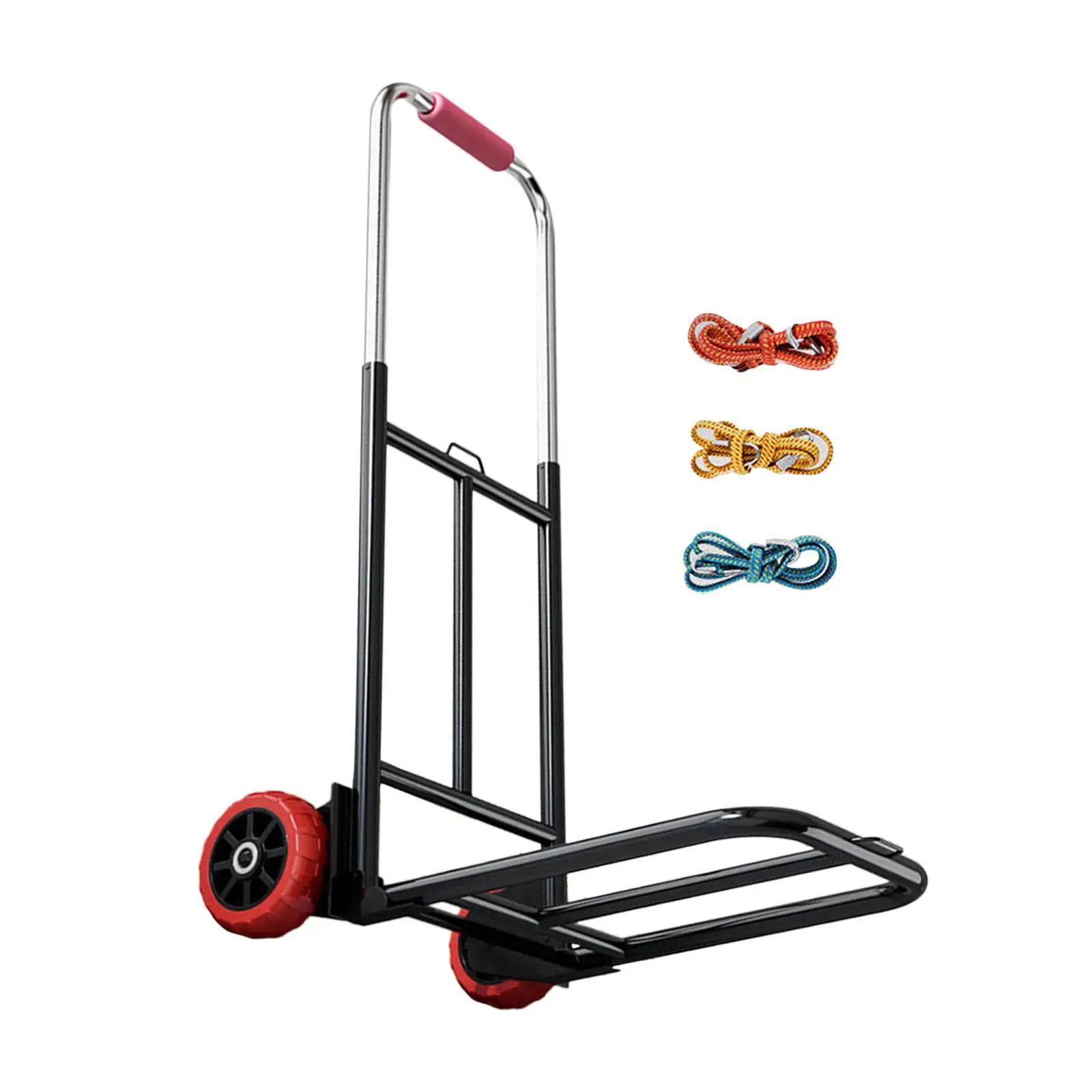 Luggage Trolley Cart Compact Folding Hand Truck for Carrying Office Moving