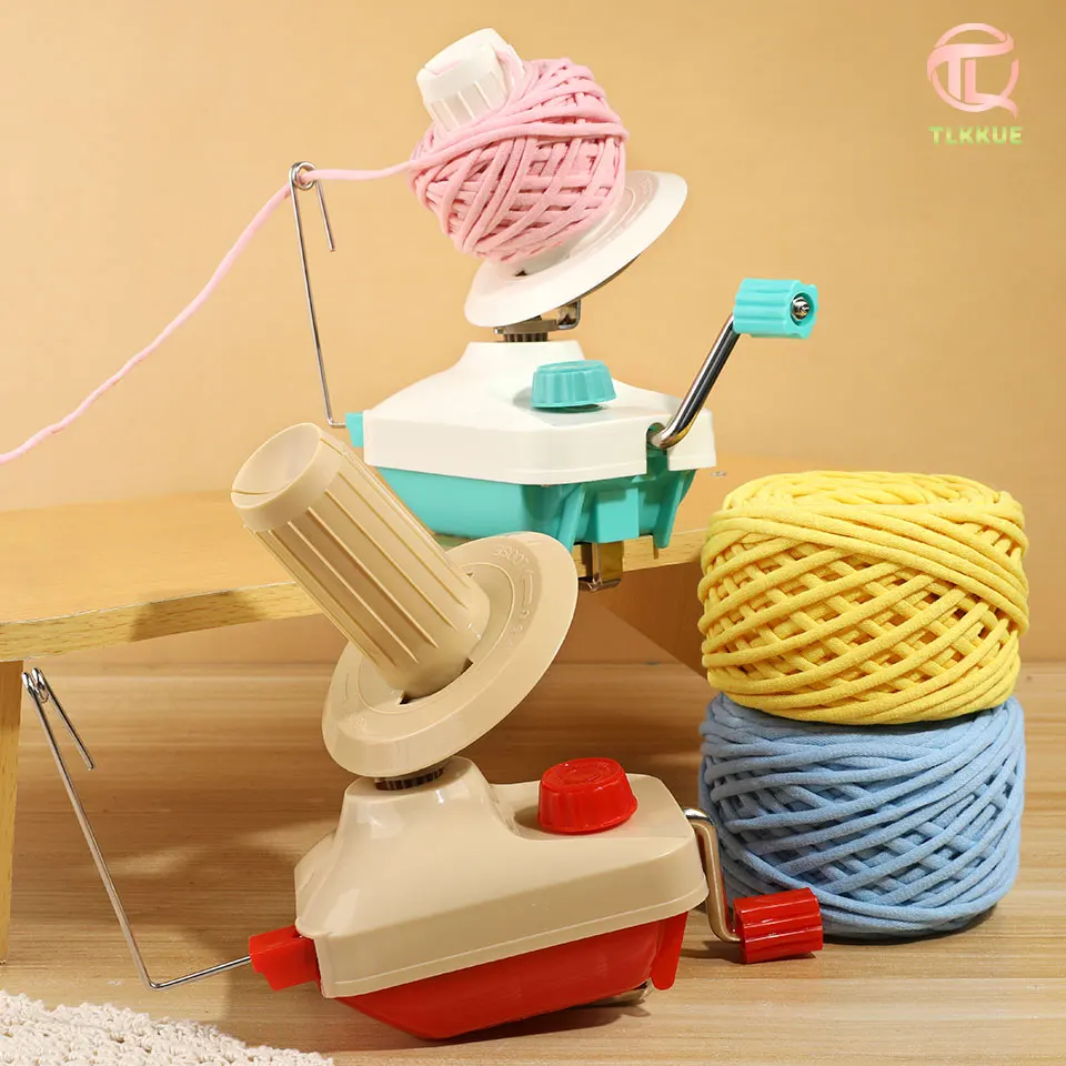 TLKKUE 1PC Manual Yarn Winder Hand Operated For Thread Ball Making And Fabric Knitting DIY Handmade Craft Accessories Tool