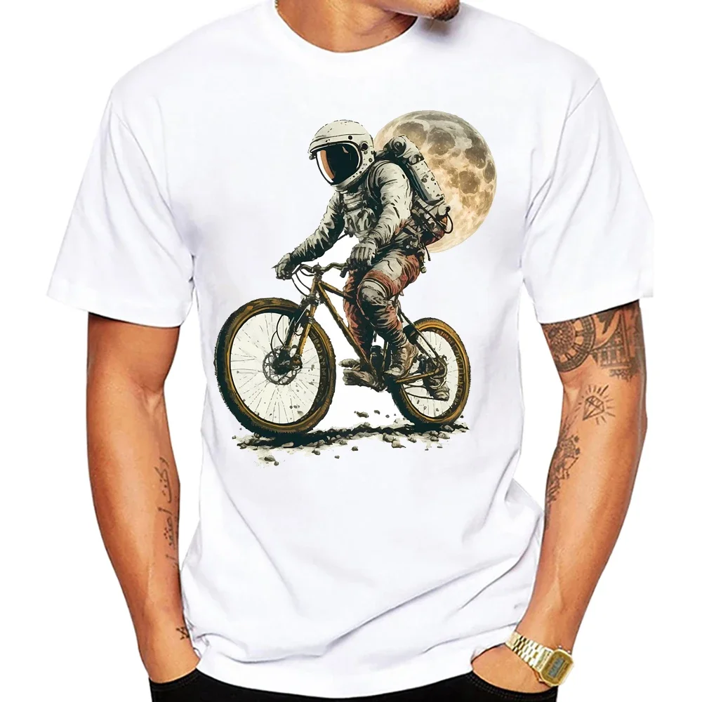 Mountain Bike Cycling T-Shirt New Summer Bicycle Men Short Sleeve Bikepacking Design TShirt Hip Hop White Casual Boy Tees