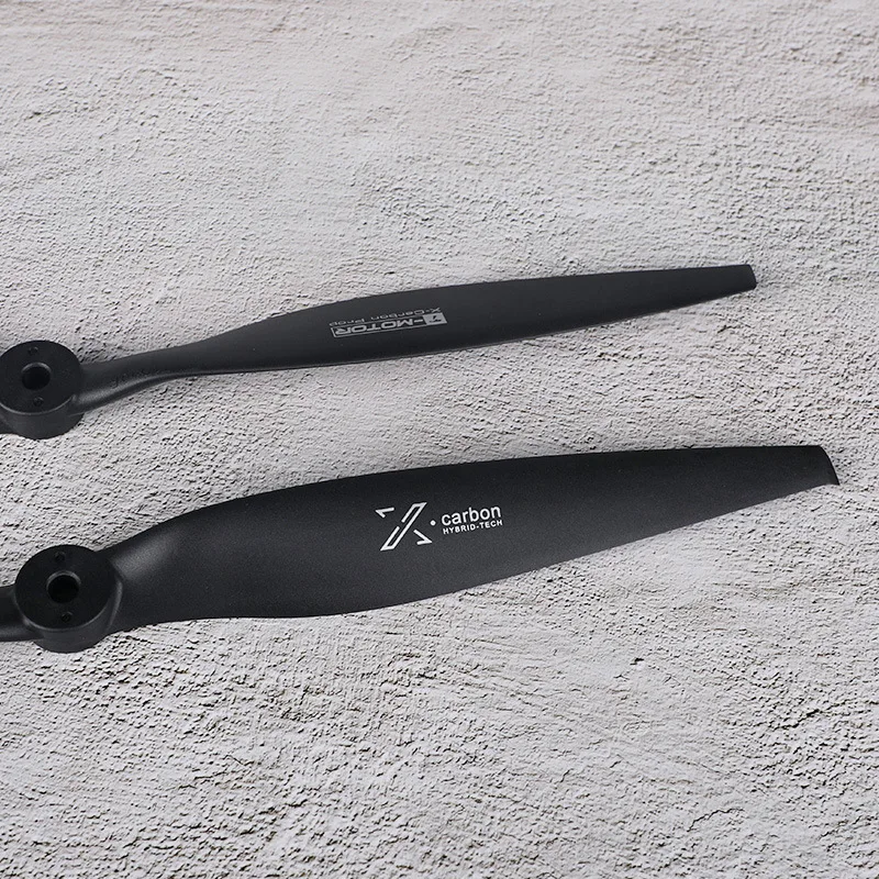 TMOTOR fixed wing drone 3D silent forward and reverse blades propeller aircraft model aircraft T17 * 10 black