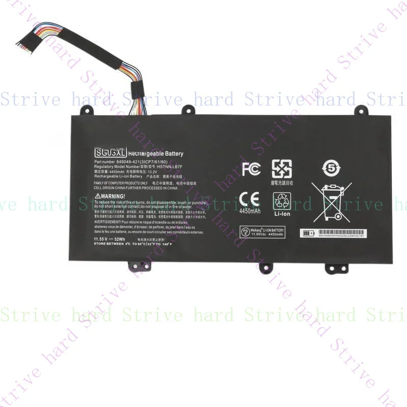 

Новый аккумулятор SG03XL для HP ENVY M7-U 17-U273cl M7-U010DX 849049-421 849315-850