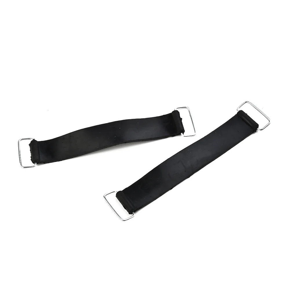 Motorcycle Battery Strap Holder Belt 2pcs For Suzuki Motorcycles Rubber Strap With Buckle Fits Battery Length 18-23cm