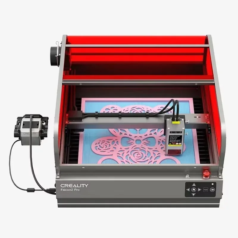 [Best-selling] Creality Engraver Falcon2 PRO 22W, Desktop Diode Cutter And Engraver Machine And Rotary Kit For Engraving Cylindr