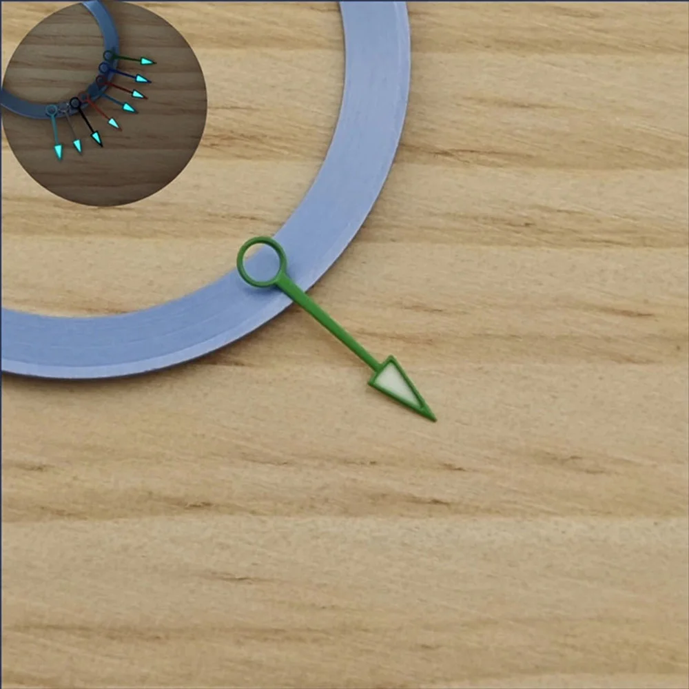 1pc 13MM GMT Watch Hand BGW9 Strong Blue Luminous Dual Time）Needle Watch Parts for NH34 Movement