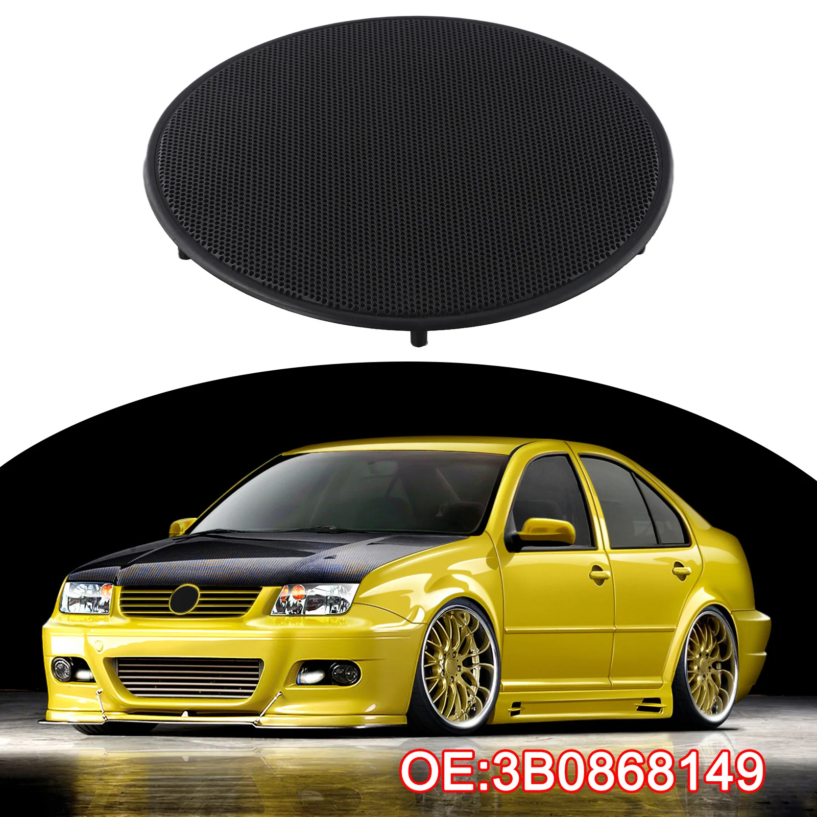 For Golf 2000 2001 2002 2003 2004 3B0868149 For Passat 1998-2001 Car Speaker Cover Door Grill Electronics Plastic Accessories