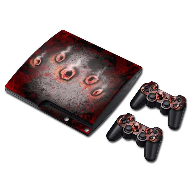 Vinyl Decal For  PS3 slim Skin Sticker accessory cover new game accesories designs