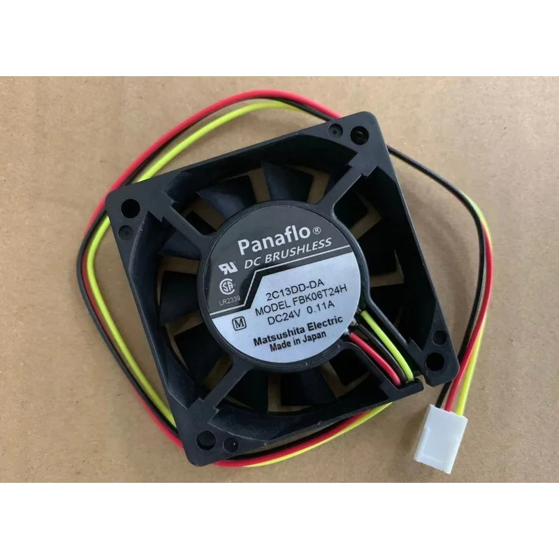 MY 1 Pcs For Panaflo Fan FBK06T24H DC 24V 0.11A 60*60*15mm 3 Pin
