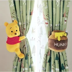 Disney peluche fibbia per tende carino creativo Winnie The Pooh bambola Cartoon Honey Pot Toys decorazione della stanza cinturino con fibbia per tende