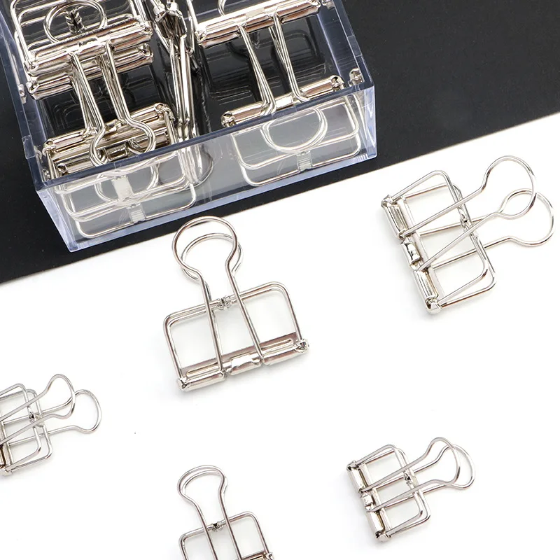 Metal Hollow Swallowtail Clips, Drawing Clips, Planner Clips, Vintage I-shaped Tail Clips, Receipt Clips, Food Sealing Clips