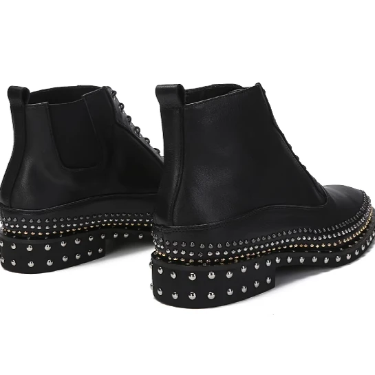 بريطانيا الأصلي برشام تصميم أحذية الموضة أحذية للرجال جلد طبيعي مخيط يدويا مريحة الأعمال أحذية قصيرة غير رسمية