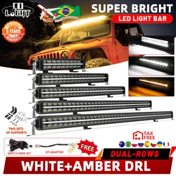 CO LIGHT LED Light Bar 22 pollici Dual Row Spot Flood Combo LED Work Light Off Road per la guida Light Truck ATV UTV fendinebbia 12V 24V