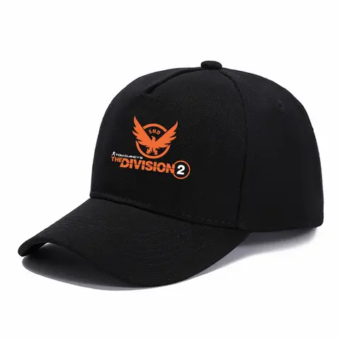 The Division 2 야구 모자 Tom Clancy's SHD PS4 PC 게임 XBOX 힙합 모자 스냅백 캡 캐주얼 여행 야외 태양 모자