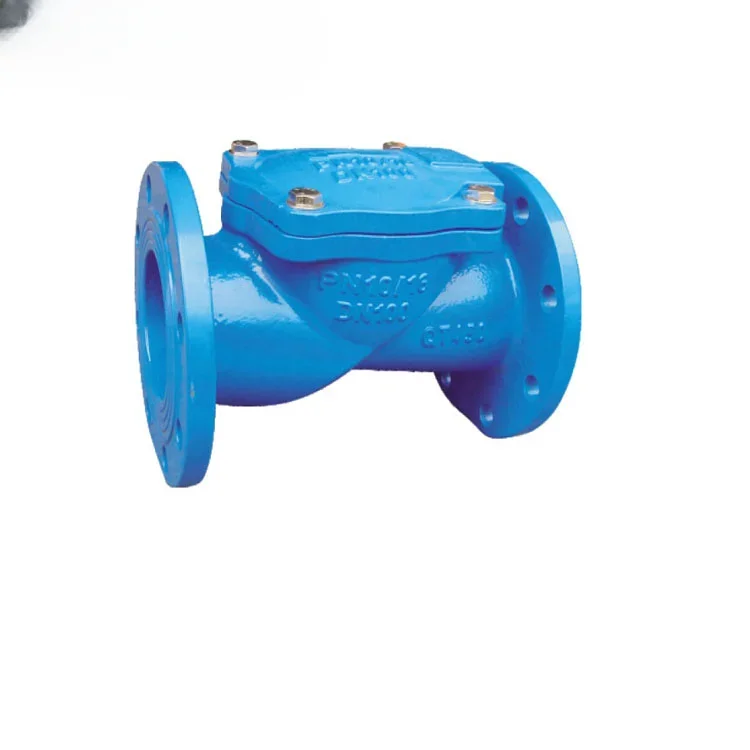 Easy Operation Cast Iron Double Flange Swing Check Valve for Drain