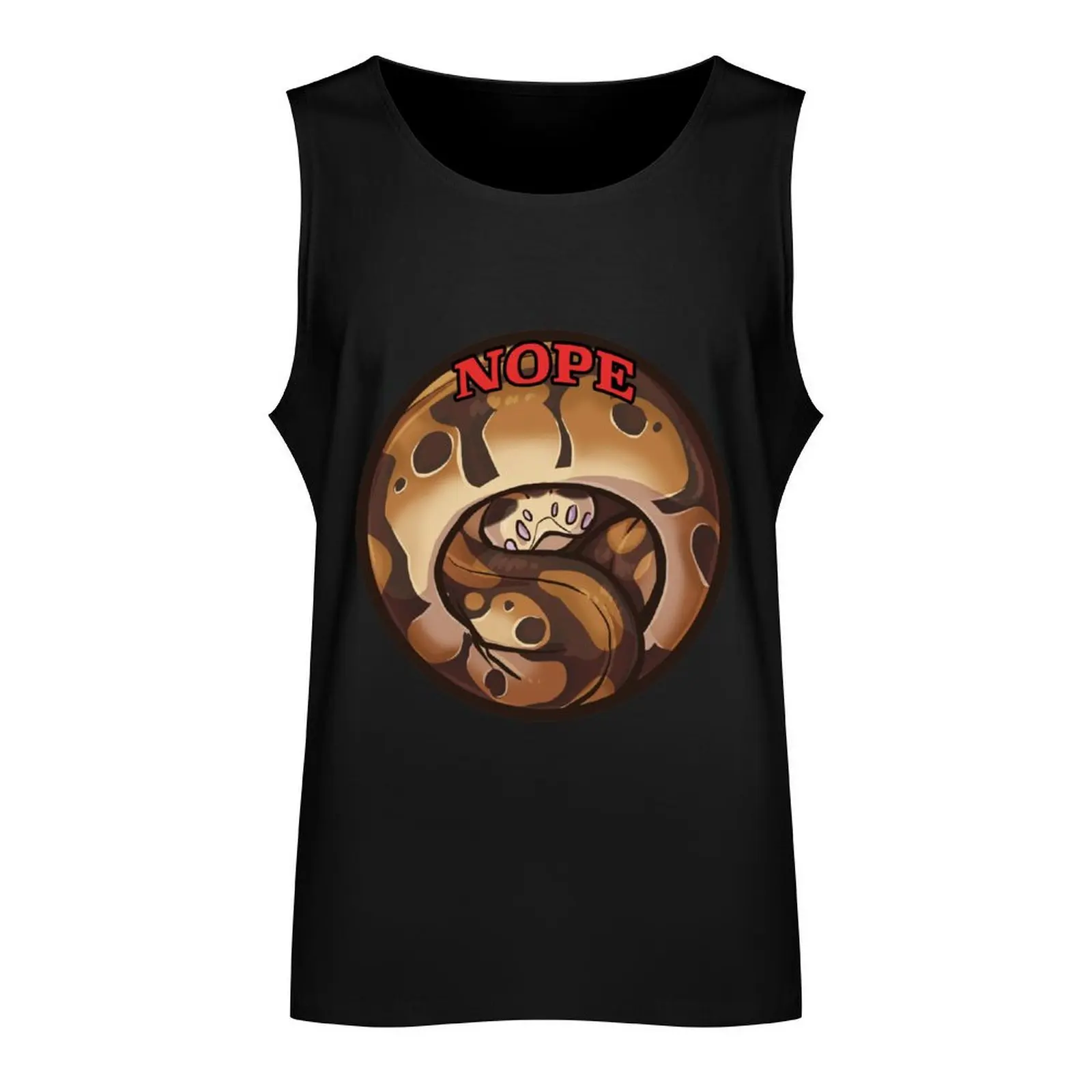 Nopesnake Tank Top singlets for men sleeveless anime clothes Men's clothes