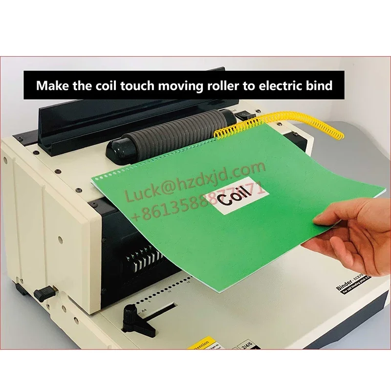 Single Spiral Automatic Book Binding Machine A3