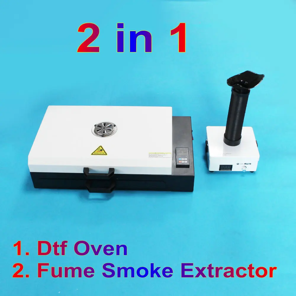 Dtf Curing Oven Drying Dtf Film Heater Heating Pad Machine A2 A3 A4 PET Film Transfer Printer Oven Fume Smoke Filter Extractor